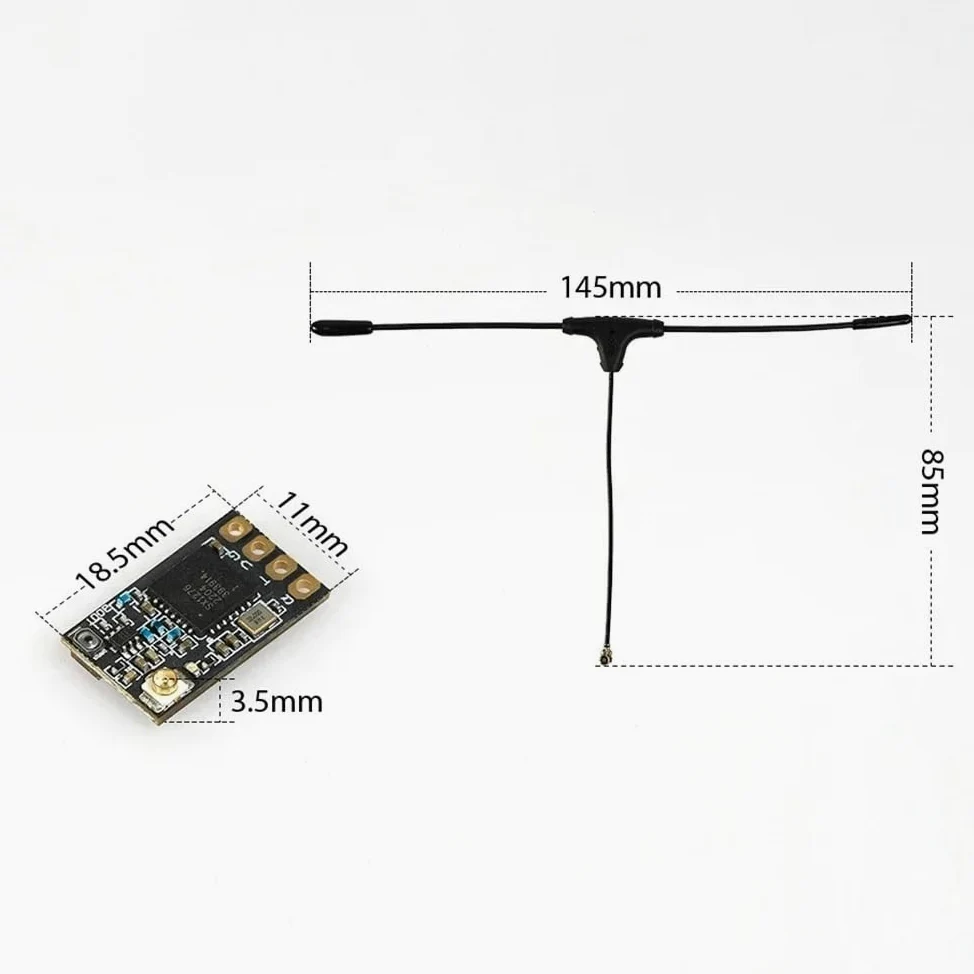 Ricevitore ELRS 915 868 FPV a lunga distanza 2.4GHz Nano adatto for parti di droni RC FPV a lungo raggio