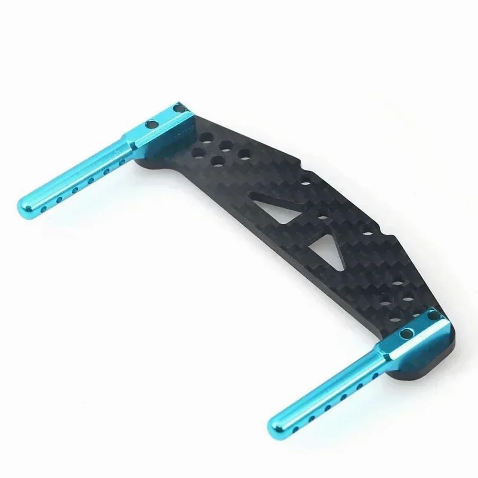 Staffa Di Montaggio In Metallo Per Ammortizzatori Fibra Carbonio Per Tamiya Per TT01 1/10 RC Auto Parti Aggiornamento Decorative Ricambio Sostituisci Modelli Giocattolo Ricambi Modellini RC