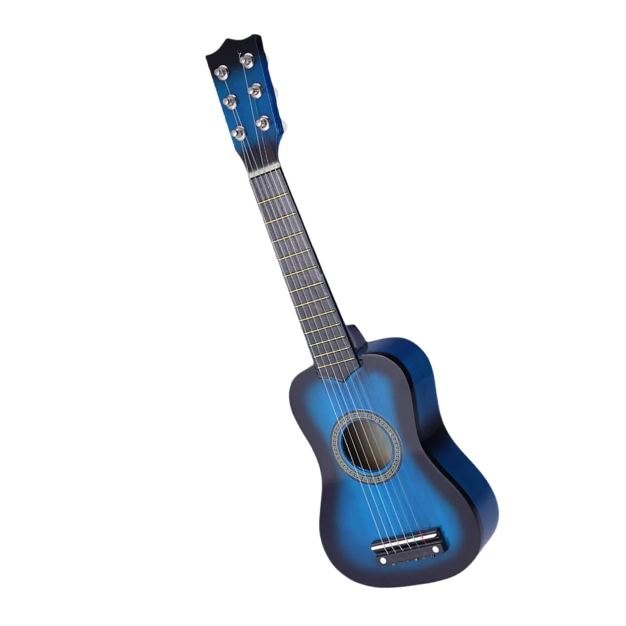 Chitarra Giocattolo Blu in Legno 23 Pollici per Bambini | Strumento Musicale Educativo, Design Creativo e Superficie Liscia, Back To School Party