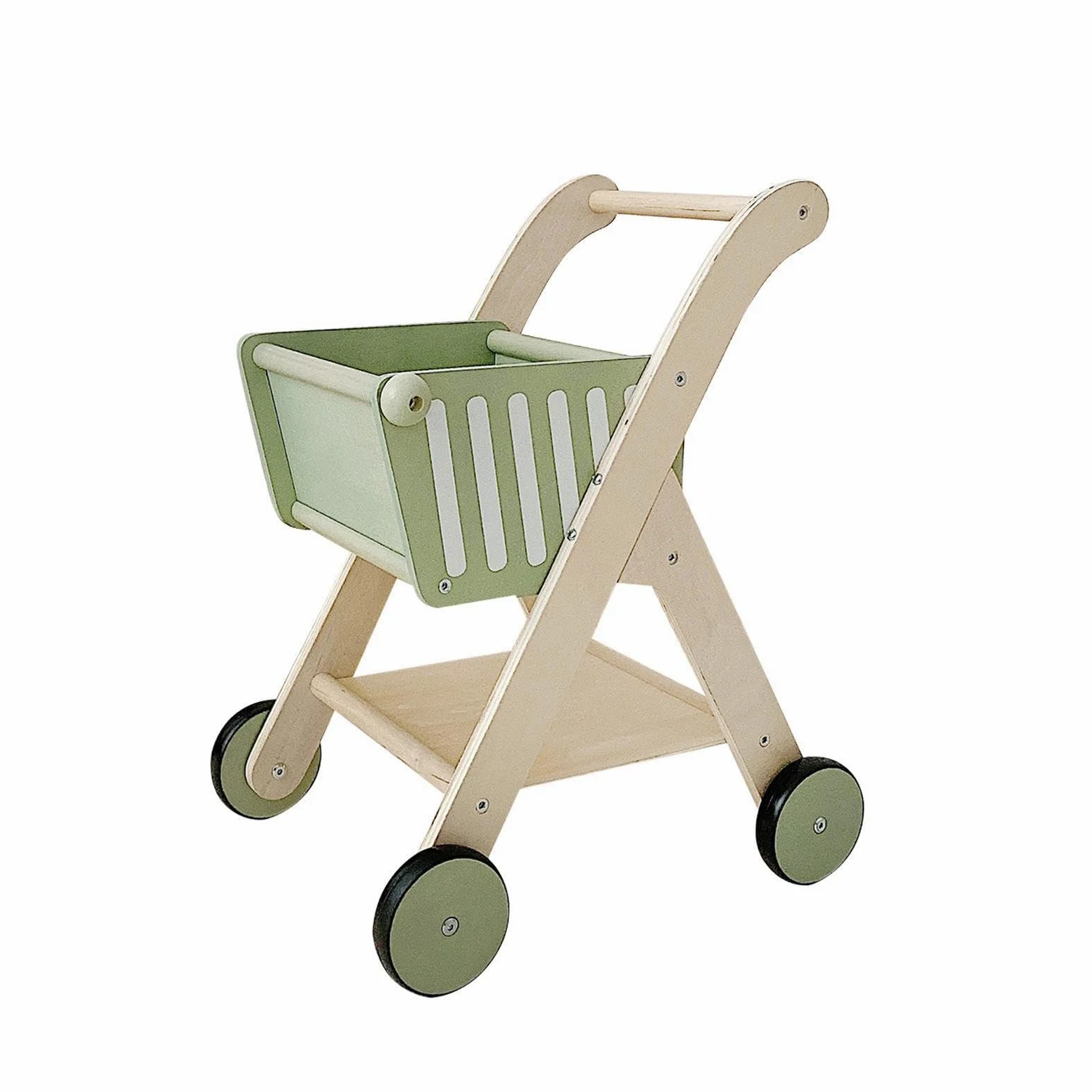 Carrello della spesa in legno per bambini, bellissimo carrello, casetta da gioco, regalo divertente, esperienza per bambini, giocattolo per la spesa,