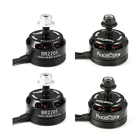 VIDOO 4 x Racing Edition 2205 Br2205 2300Kv 2-4S Brushless Motor Black per 210 X220 250 280 Rc Drone