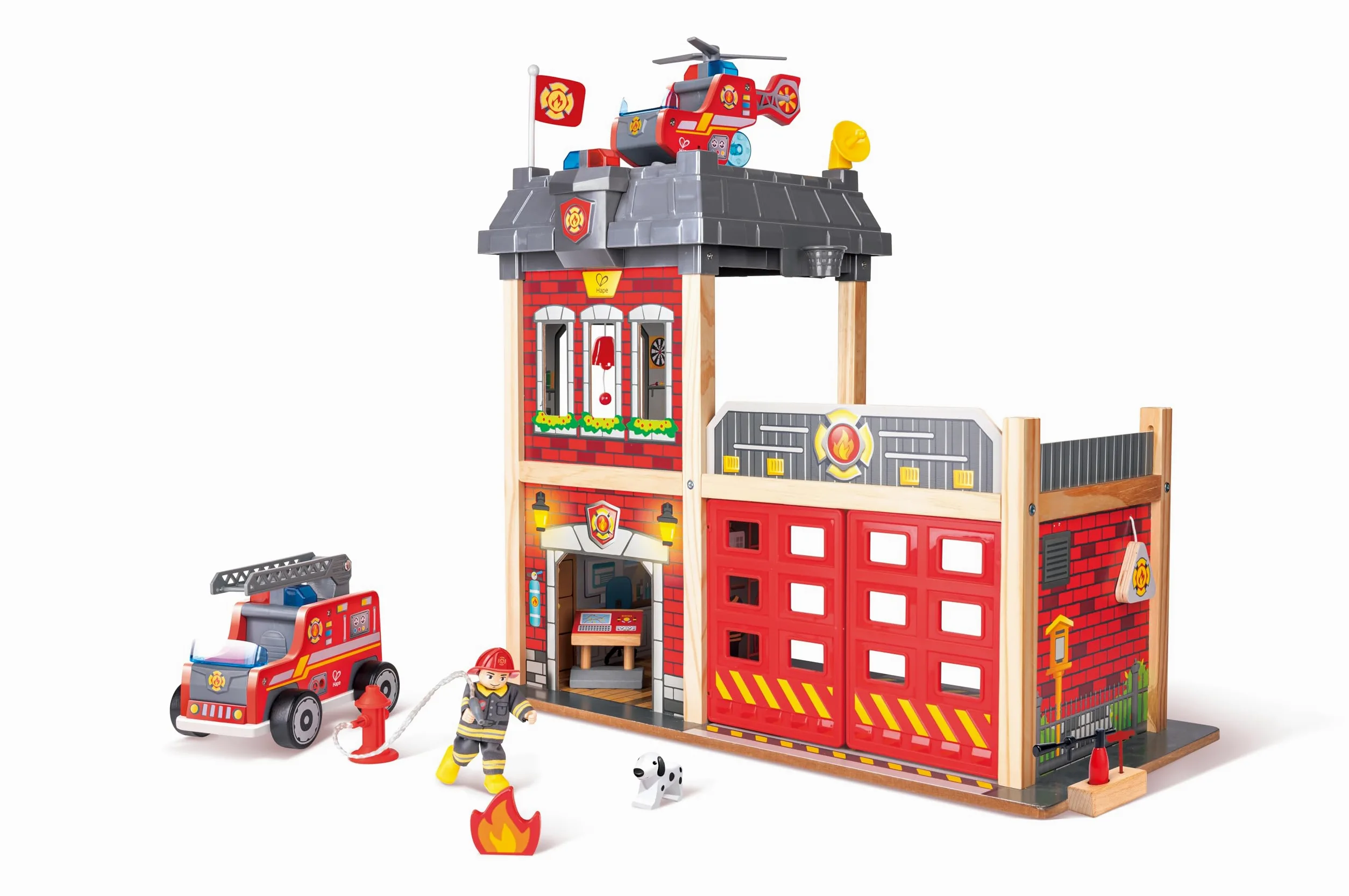 Hape Caserma dei Pompieri | Casa in Legno per Bambini