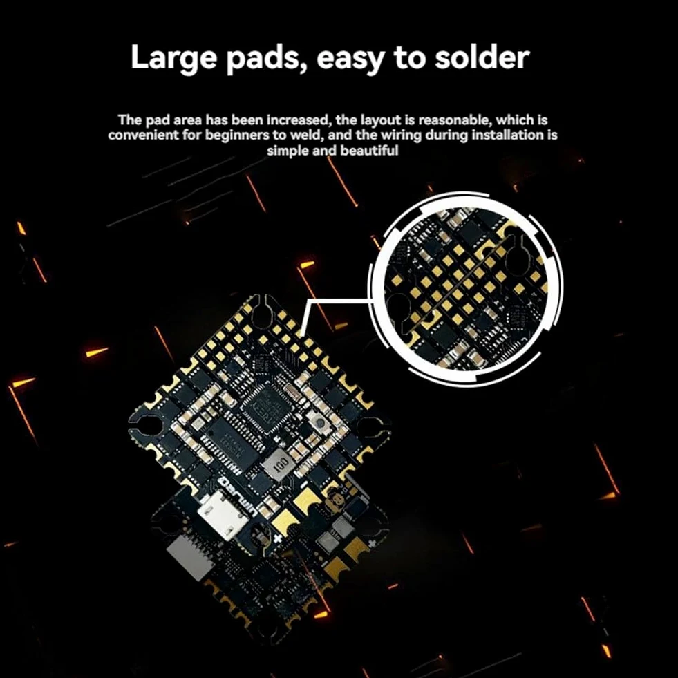 F435 AIO Flight Controller 45A BLHeli_S AM32 ESC 2-6S Supporto per FPV Drone Quadcopter RC Racing e Freestyle