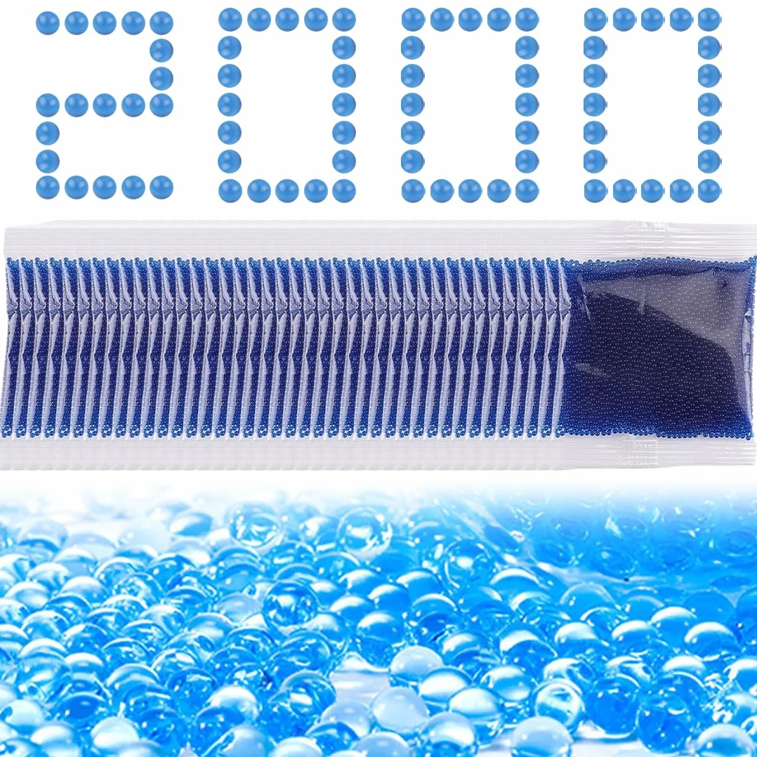 Gel Ball Blaster 20000 Pezzi Bombe da Bagno Idratati, 40 Packungen 7-8 mm Gel Munition per Bambini