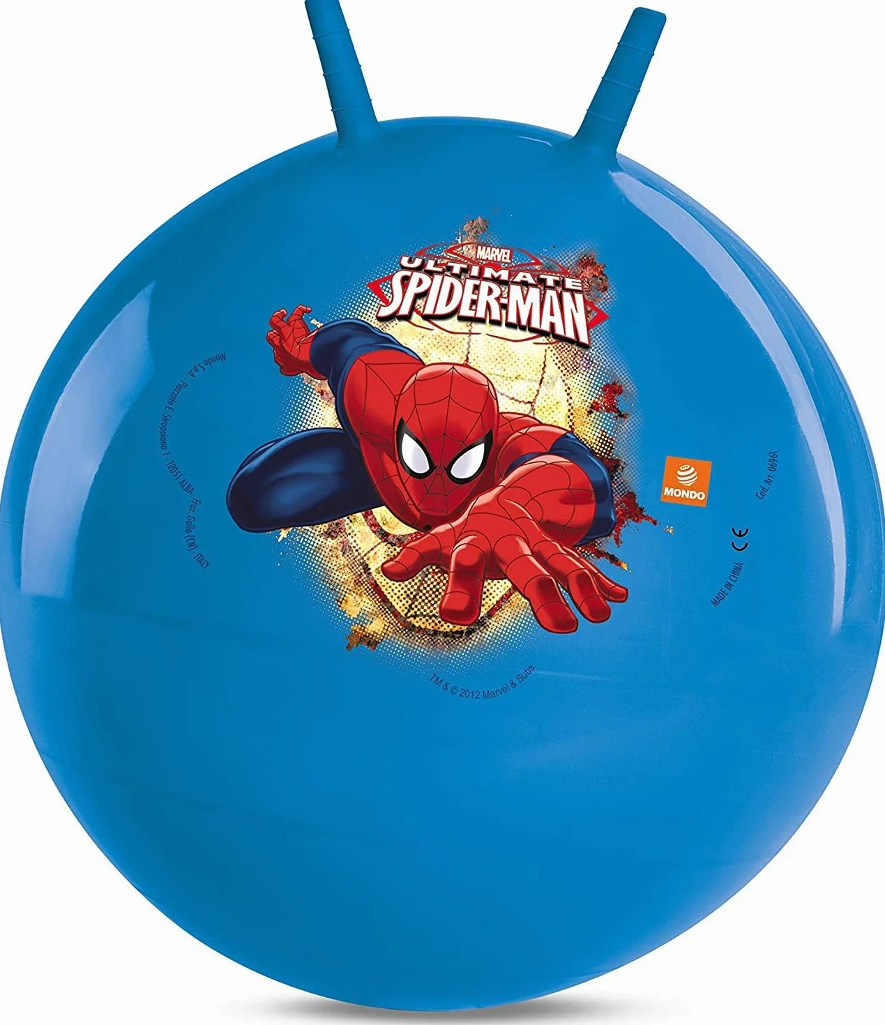 Mondo Toys - Kangaroo design Spiderman Ultimate Marvel - Palla per Saltare bambino/ bambina - 06961