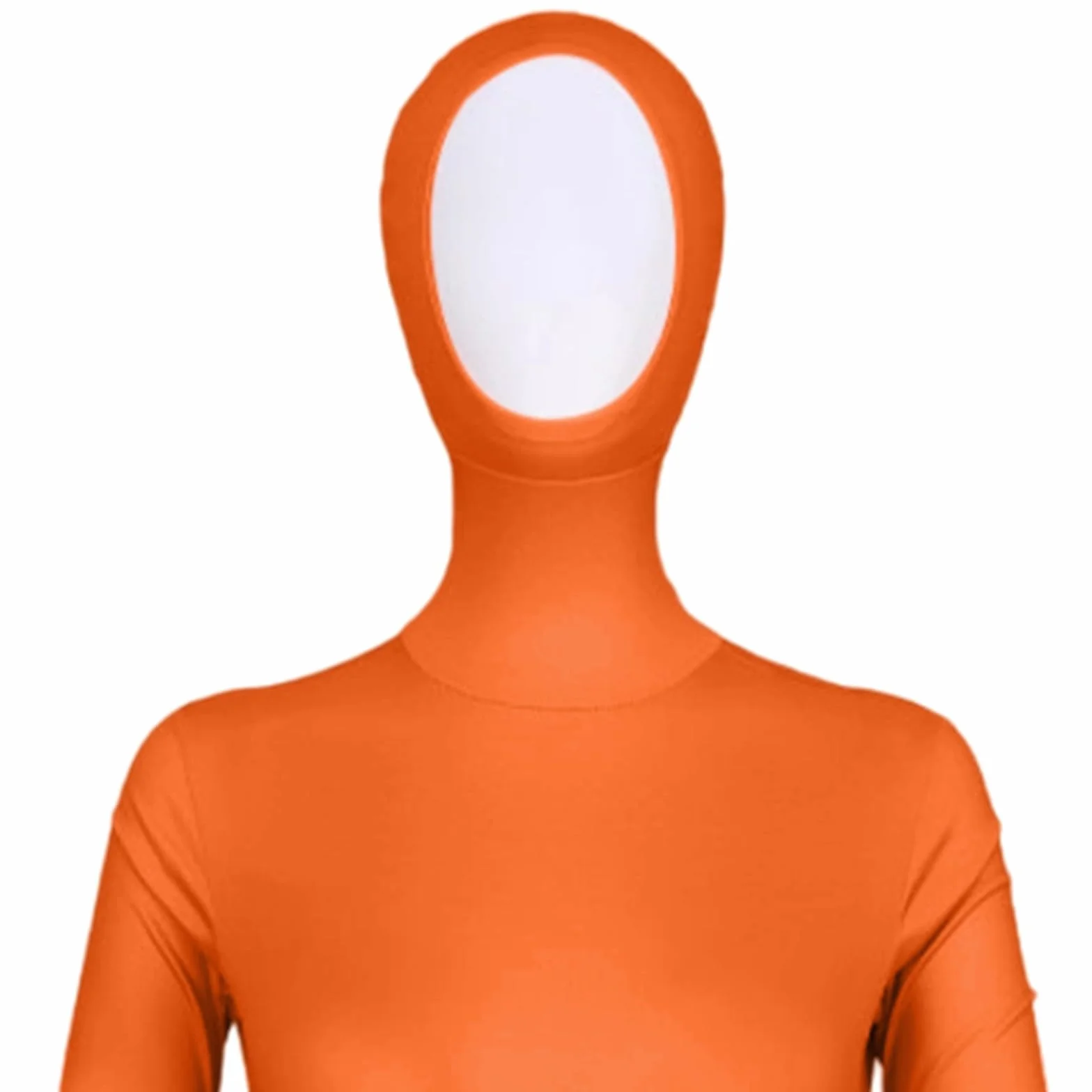 Tuta invisibile per adulti, unisex, per spettacoli teatrali ed eventi in costume, lingerie per donne, cosplay, corpo intero, viso aperto, in spandex, costume per Halloween
