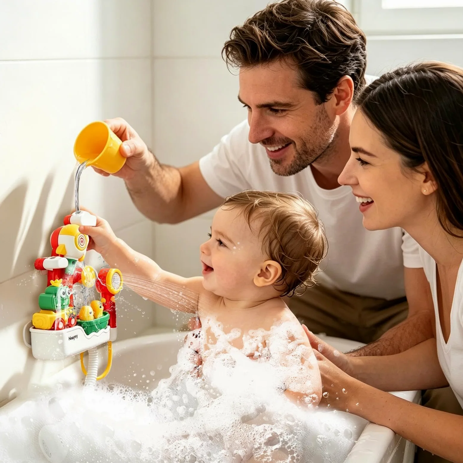 Giocattoli Da Bagno Giochi d'Acqua con Funzionamento Elettrico | Soffione Doccia Divertente Da Vasca Per Bambini E Bambine, Sotto La Doccia In Casa Durante I Viaggi All'Esterno In Bagno E