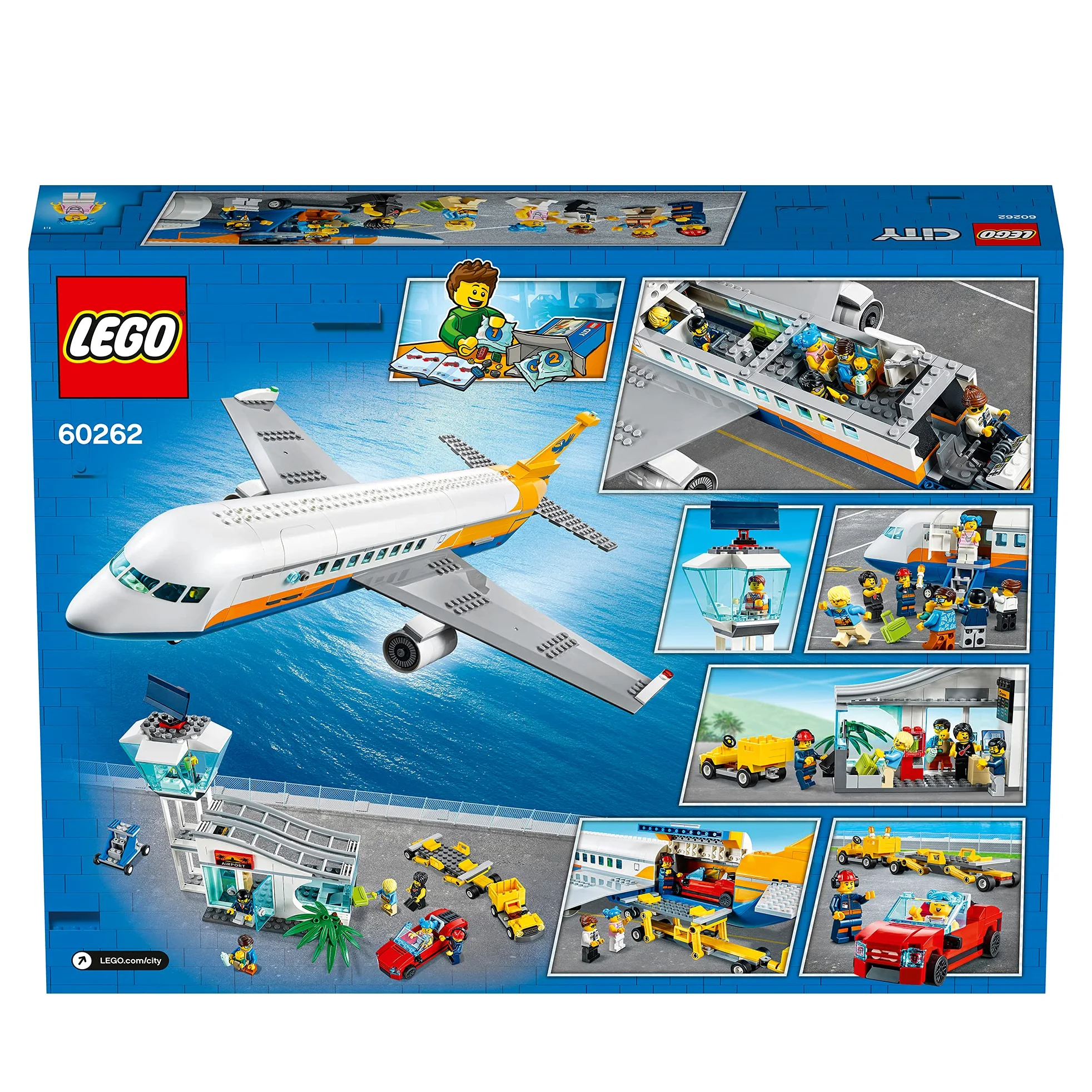 LEGO 60262 City Airport Aereo passeggeri