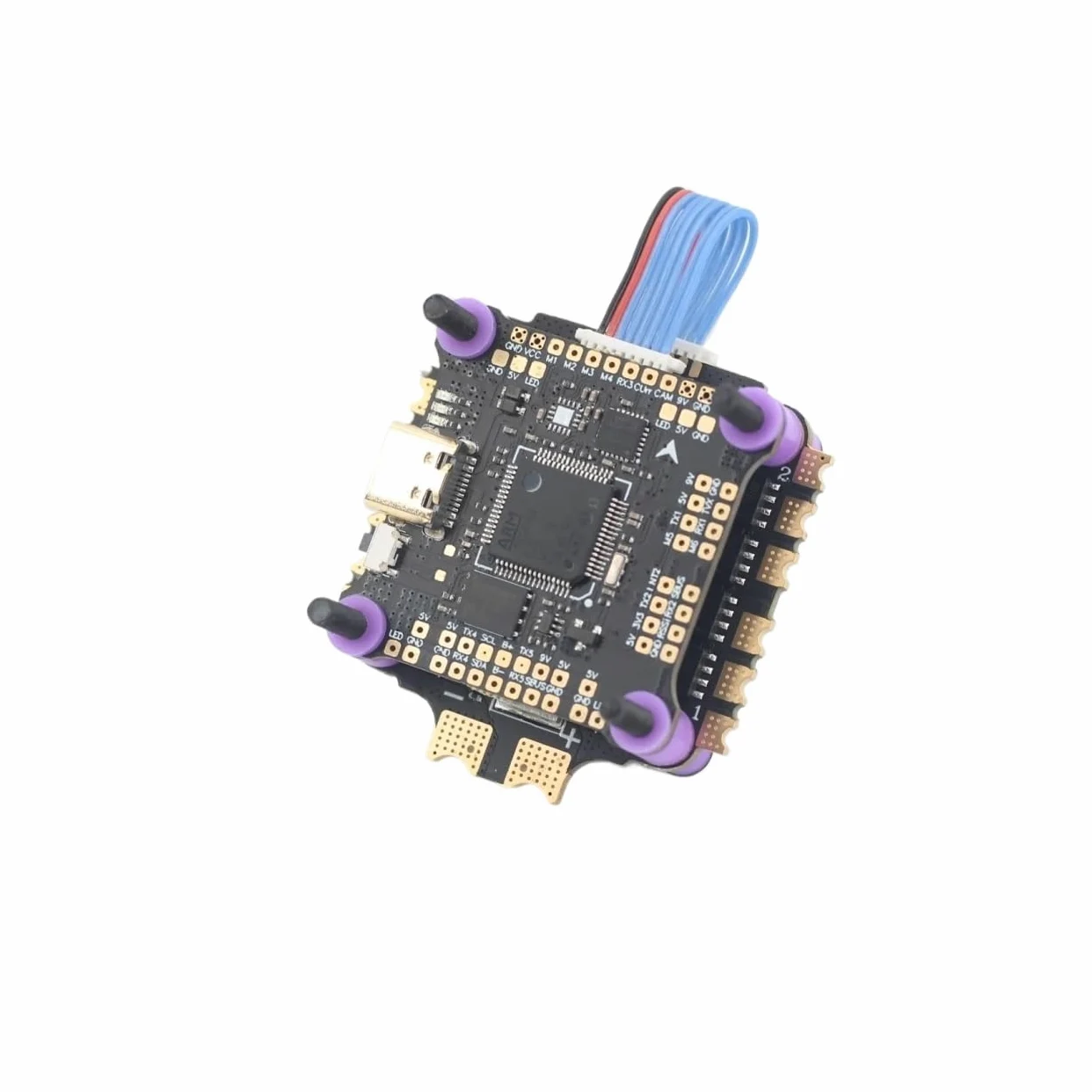 per HAKRC F405 F4 per Flytower Flight Controller 32Bit 60A BLHeli32 45A BLheli_S 2-6S 4in1 Brushless ESC Stack per RC FPV Racing Drone(F405 60A Stack)