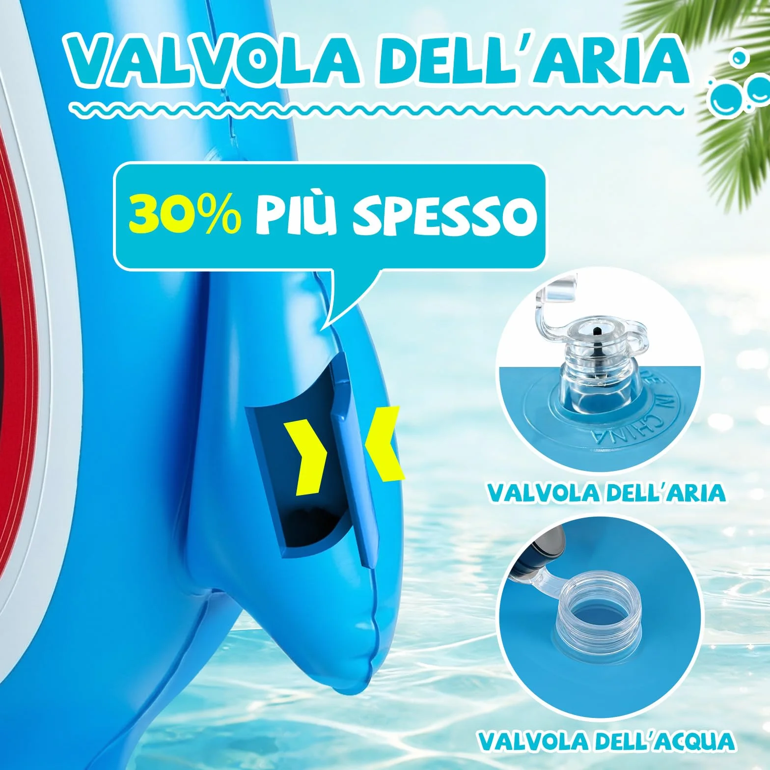 Gioco Gonfiabile Bersaglio, Bersaglio Freccette Gonfiabile - 10 Palline Velcro, Giochi Piscina Bambini Adulti, Gioco Lancio Bersaglio Famiglia Giardino Spiaggia