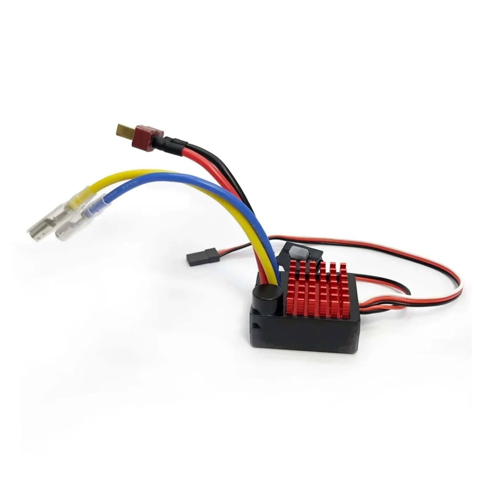 ESC RC Per Traxxas Per TRX4 Per TRX6 D90 Per Redcat 1/10 YSIDO YS-60A-RTR 60A Regolatore Di Velocità Elettrico ESC Con Spazzole 6V/3A BEC RC Auto Cingolato Camion(YS-60A-RTR T Plug)