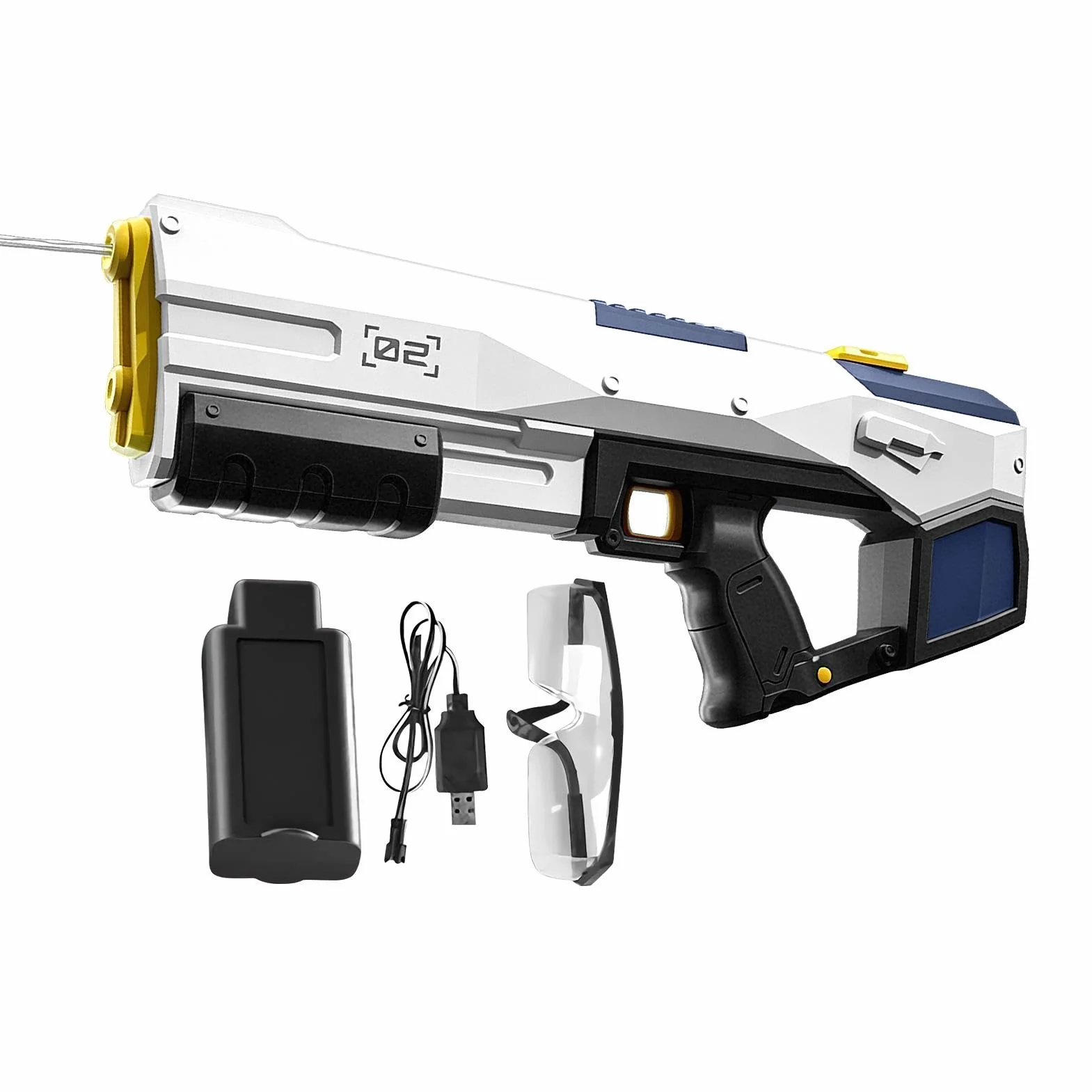 Pistola ad acqua per bambini Potente a lunga distanza automatico | Giocattoli spara acqua per esterni per Cortile, Spiaggia, Piscina, Viaggio, Vacanza, , Prato, Campeggio,