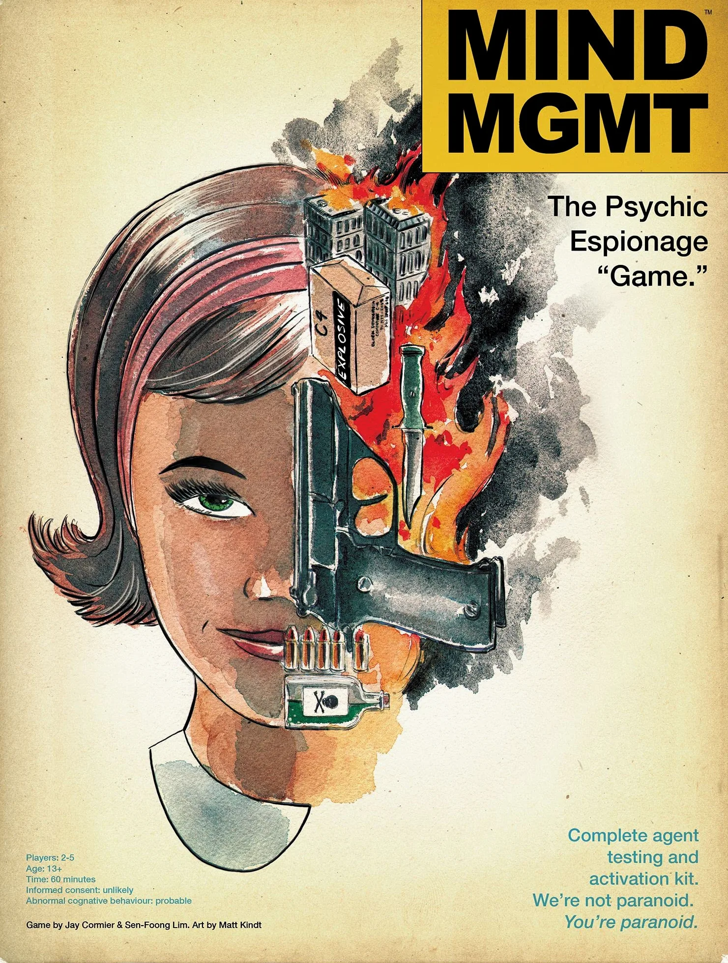 Surfin Meeple OTPG001KTG Mind MGMT The Psychic Spionaggio Gioco - Versione Inglese