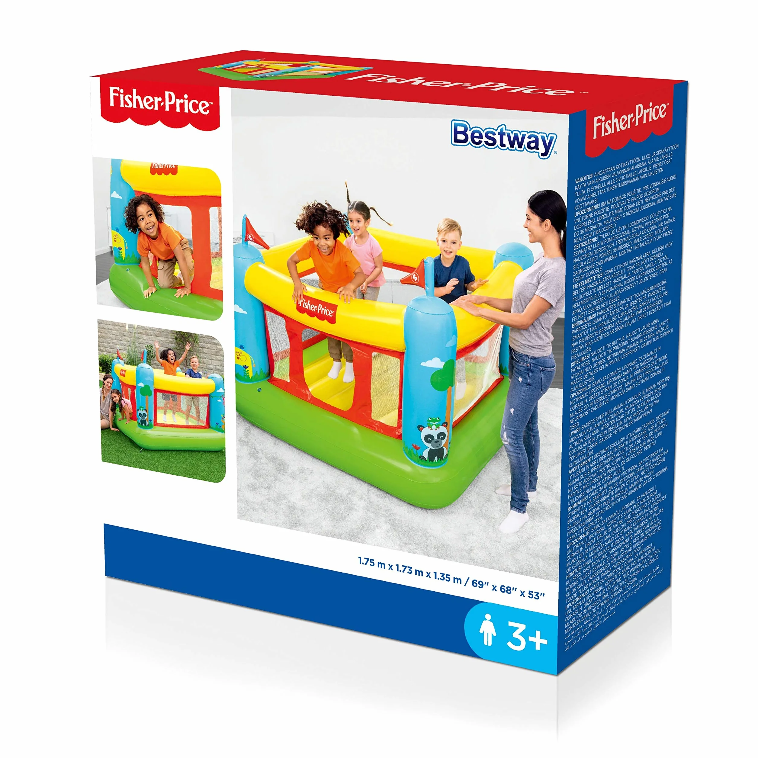 Bestway 93553 Castello gonfiabile Bouncetastic, 3 anni+