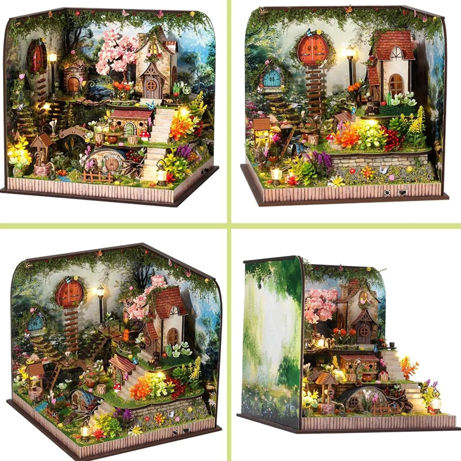 Kit Scenetta Per Mensola Kit Creativo Per Decorare Il Tavolo E Creare | Casa in Miniatura Fatta a Mano Per Adulti e Adolescenti, Ideale per Casa, Libreria, Aula e Miniatura
