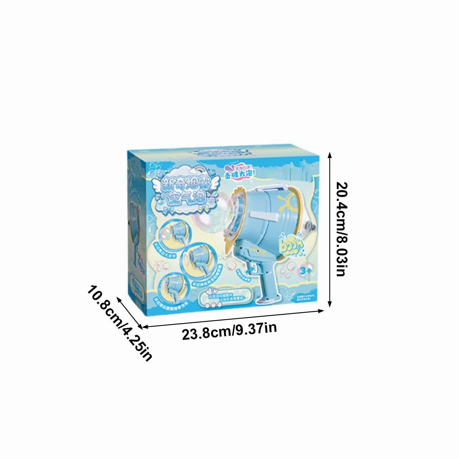 Macchina Bolle Giocattolo da Giardino Portatile | Macchina Per Bolle Da Esterno per Ragazzi Asilo Feste Vacanze Giardino Picnic Spiaggia Estivi Giochi