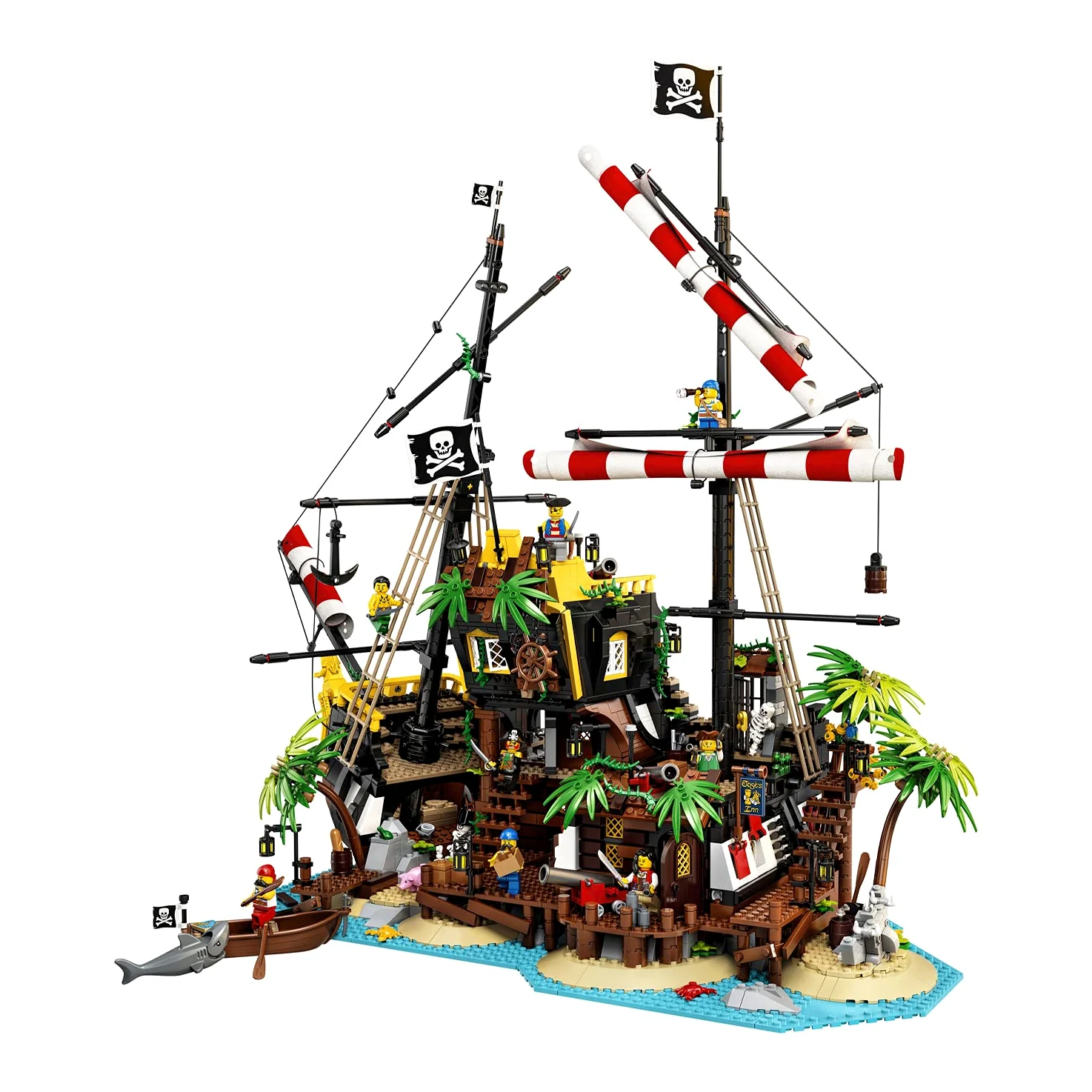 Lego Ideas Pirati di Barracuda bay 21322, Nero