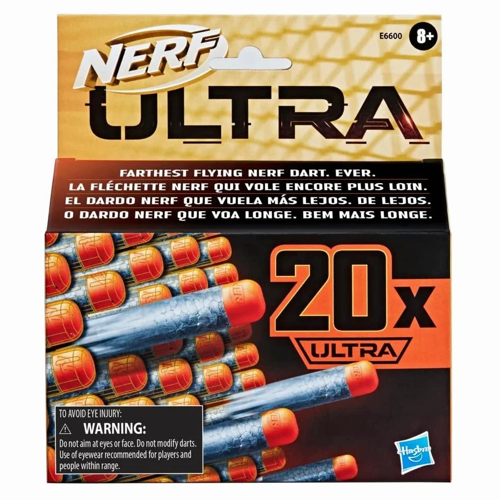 Hasbro Nerf Ultra Ricarica Dardi 20 Pezzi compatibile con Blaster Ultra