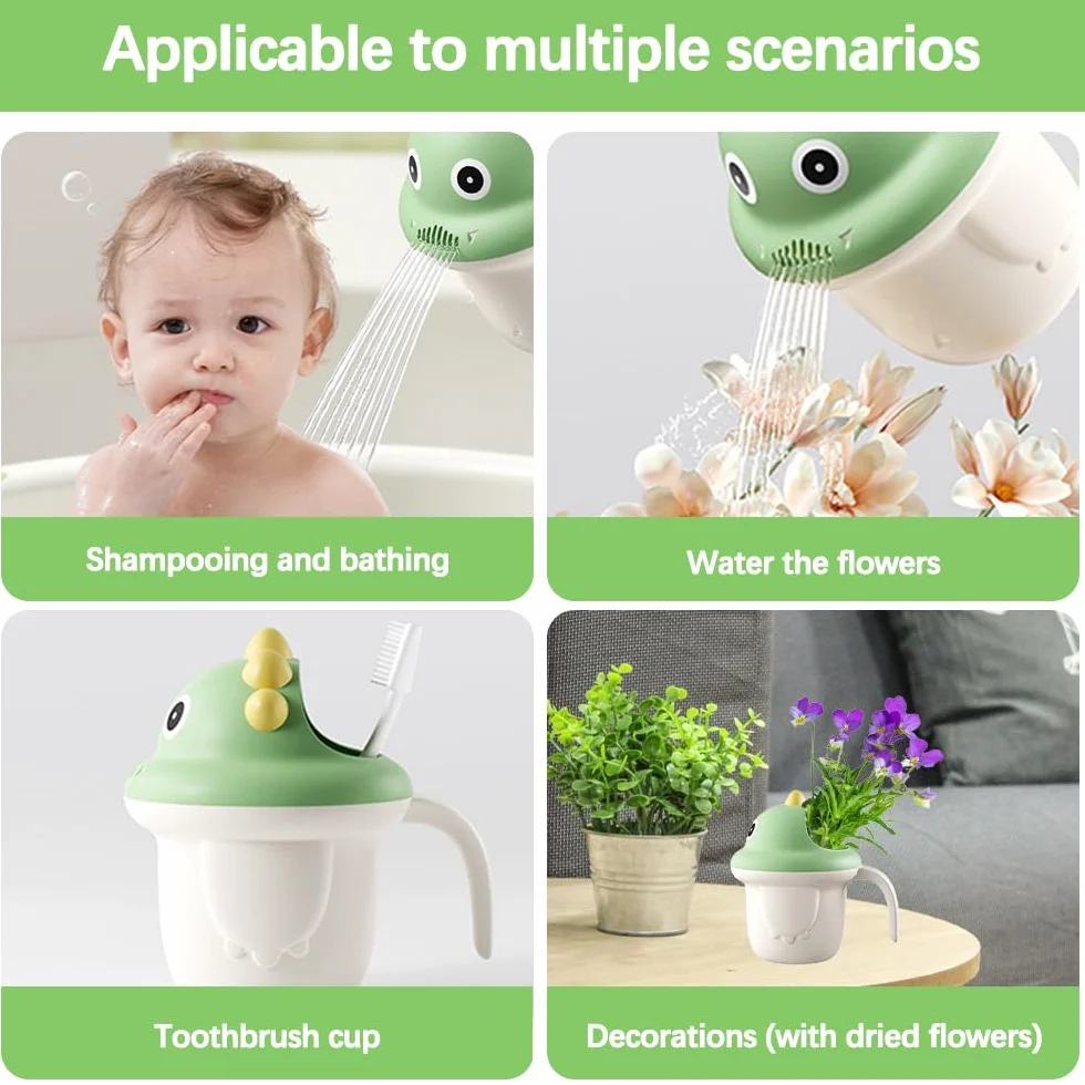 Doccino Neonato Bagnetto, Doccetta Neonato Bagnetto, Facile e Divertente Lavare i Capelli, Tazza Lava Capelli Bambini