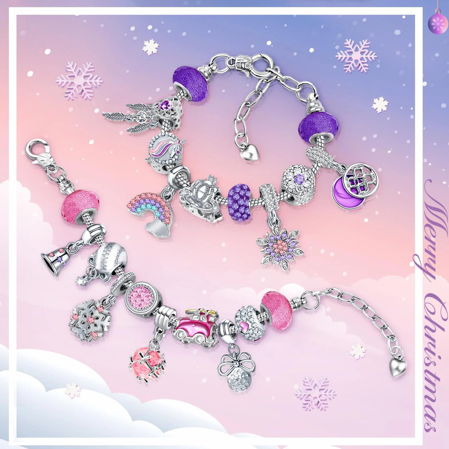 Hymarvo Calendario Avvento 2026 Bambina Gioielli, Calendario Avvento Bracciale Bambini Kinder Fai da Te, Calendari Avvento Braccialetti Collane Regalo Natale Ragazza 5 6 7 8 9 10 11 12 13 Anni