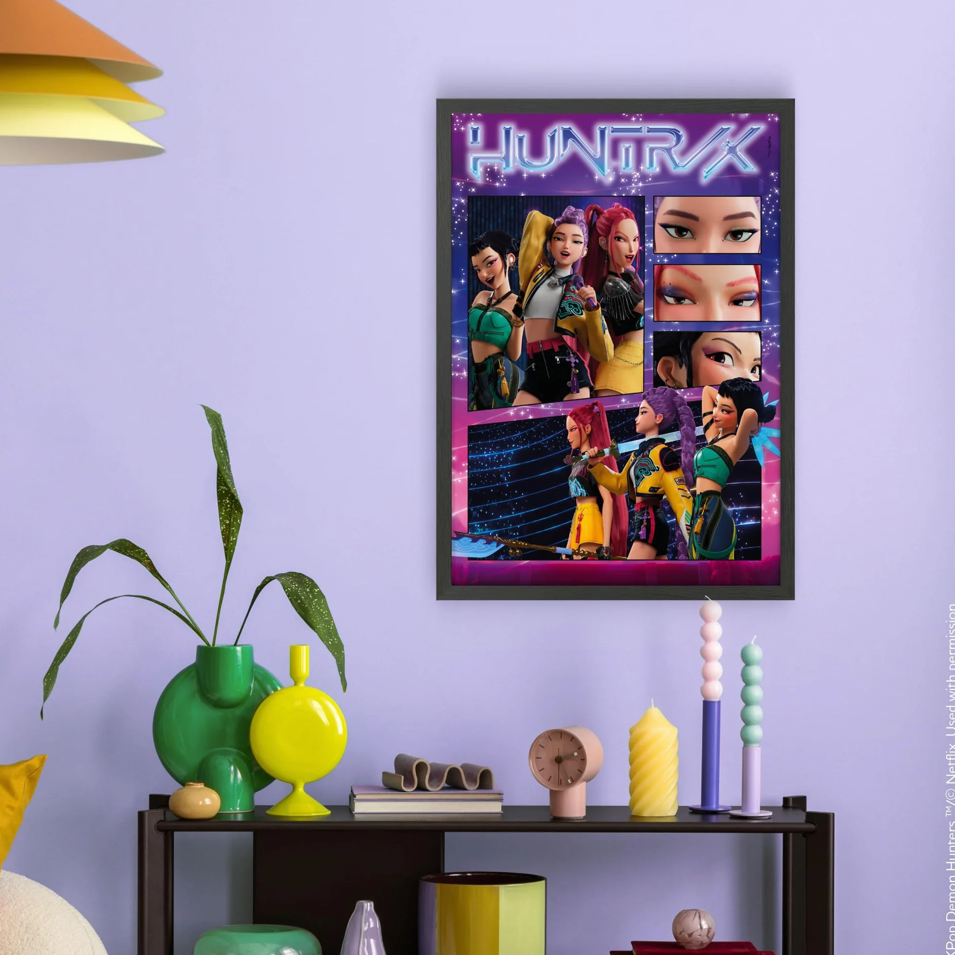 Clementoni Puzzle 1000 Pezzi per Adulti e Ragazzi, Illustrazione con Tema K-pop Demon Hunters, Idea Regalo, Made in Italy, 70x50 cm, Poster Incluso, 37125
