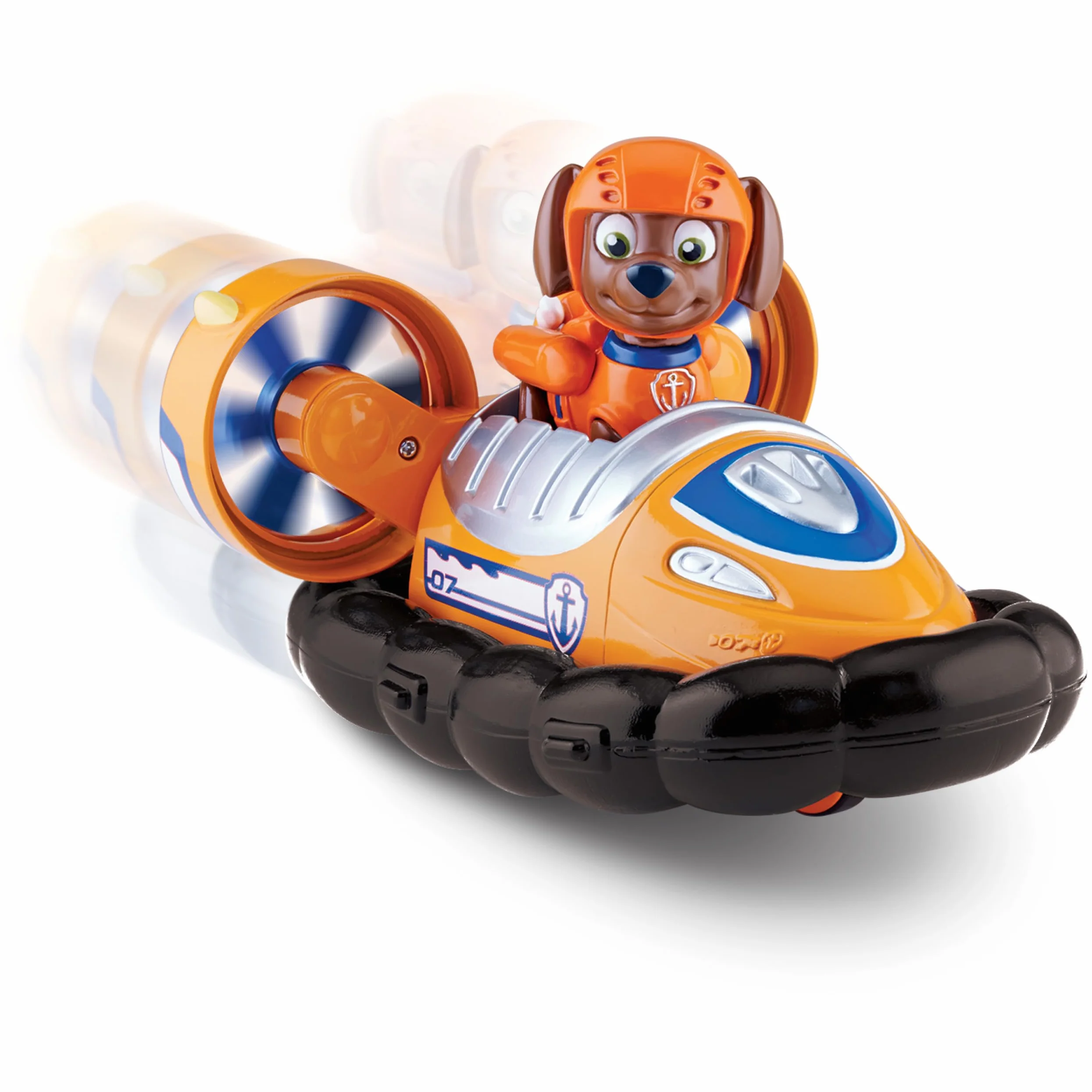 Spin Master Nickelodeon Paw Patrol Personaggio con Veicolo, Zuma e Il Suo Hovercraft