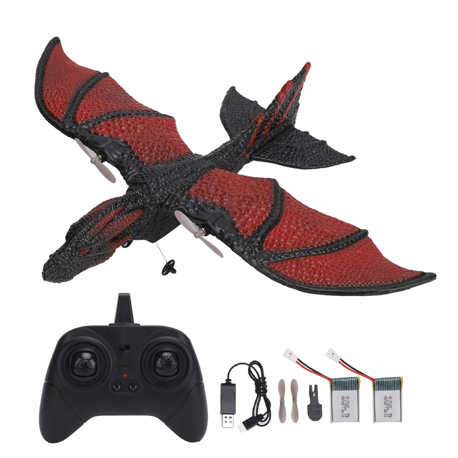 BuyWeek Aereo Telecomandato, Aereo RC da 2,4 GHz Modello di Telecomando Giocattolo per Aeroplano per Bambini