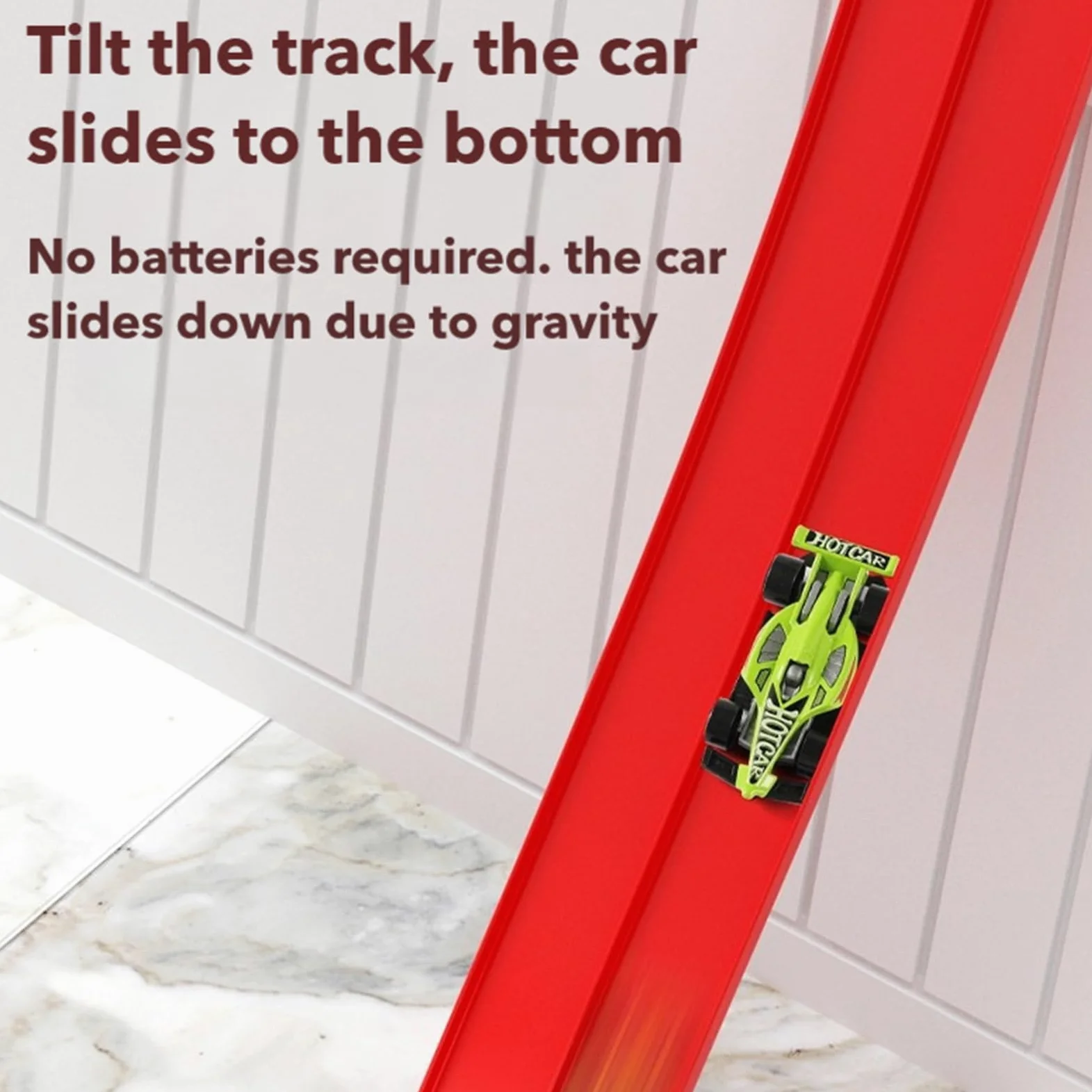 Set Pista da Corsa per Auto Macchinine in PVC Flessibile | Set Pista Arrotolabile Auto da Corsa per Interni, Esterni, Giardino, Balcone, Camera, Bambini e Bambine, Bimbi, Prescolari