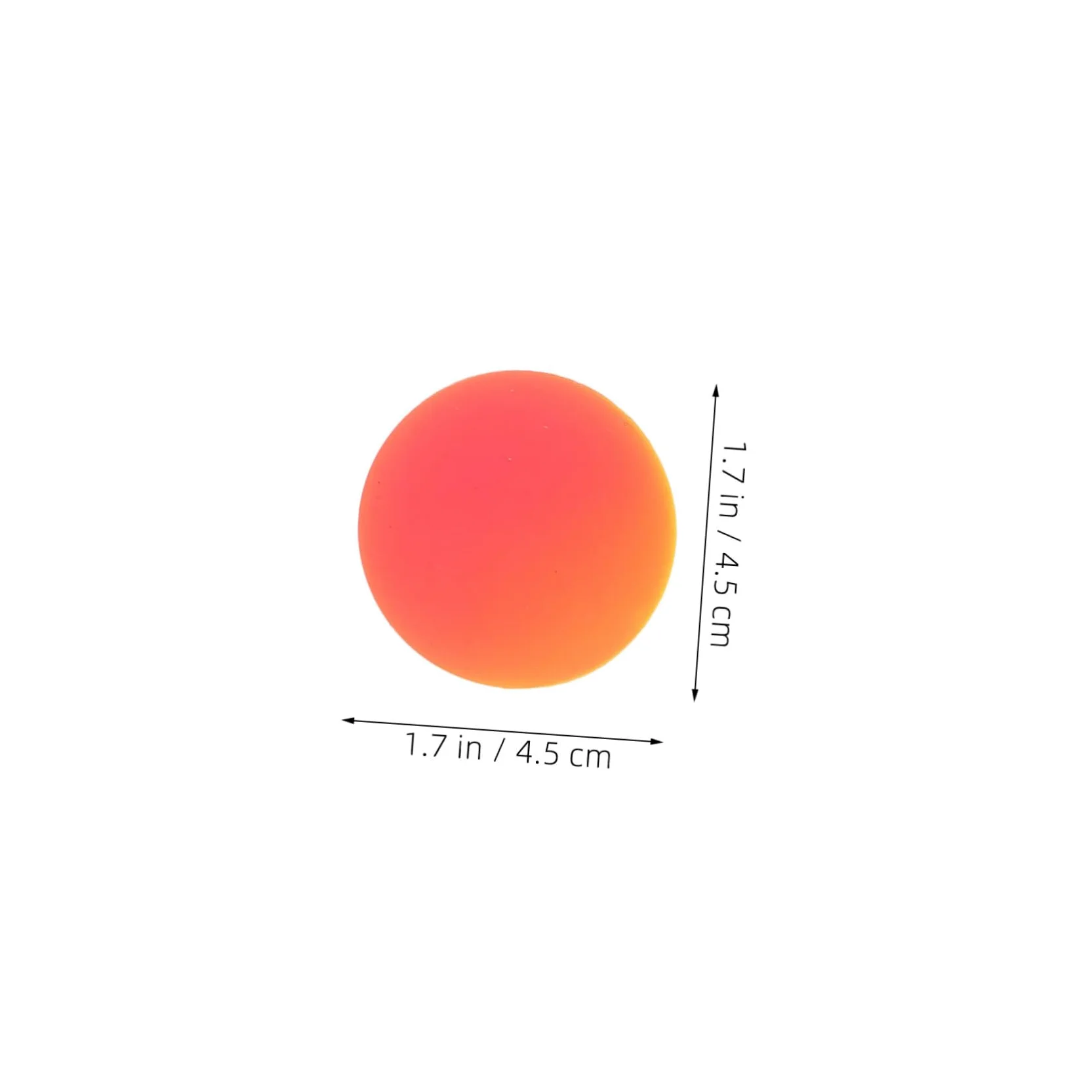 18 Palline Rimbalzanti Giganti in Gomma a Doppio Colore 45mm per Bambini Alta Rimbalzabilità Come Riempitivi per Sacchetti Festa e Divertimento Indoor Colore Casuale