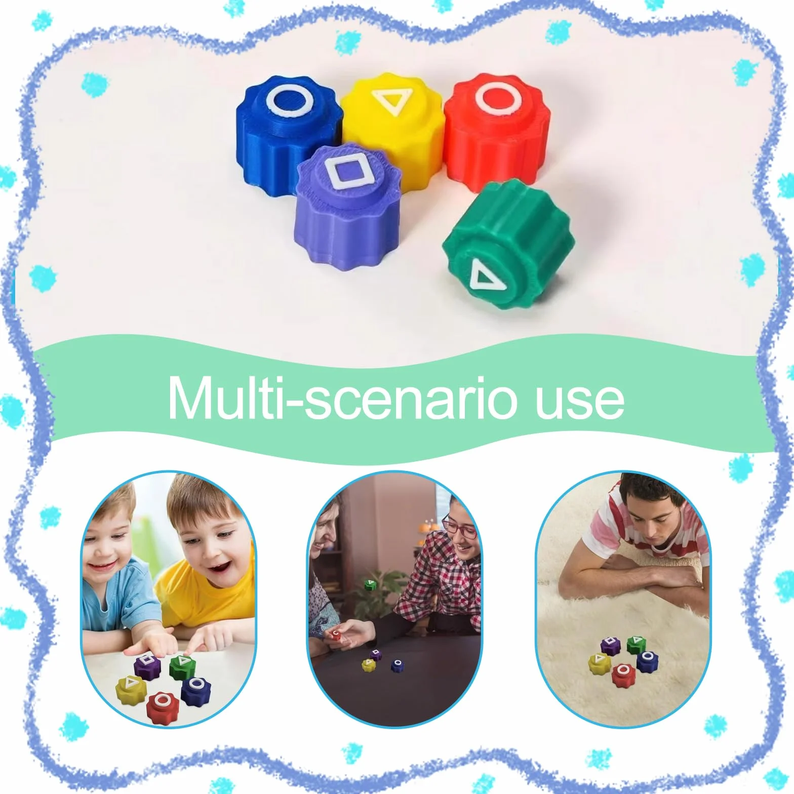 Giochi tradizionali coreani, 5 pezzi Gonggi Giochi coreani, Gonggi Gonggi Jack Stone Catch Game, gioco di reazione perfetto per bambini e adulti (giallo)