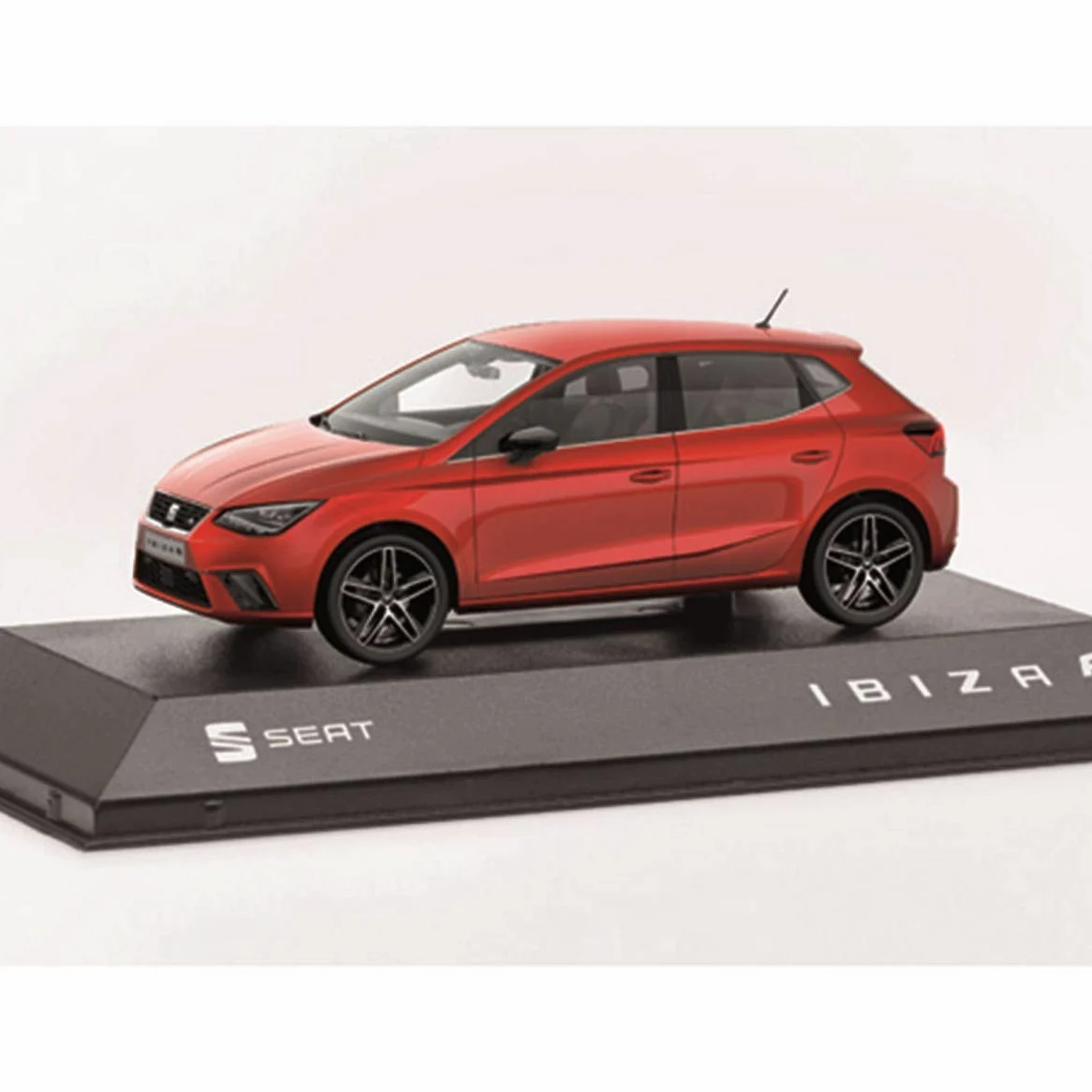 Seat 6H1099300HAQ Ibiza FR modellino Auto 1: 43 Miniatura Originale, Colore Rosso