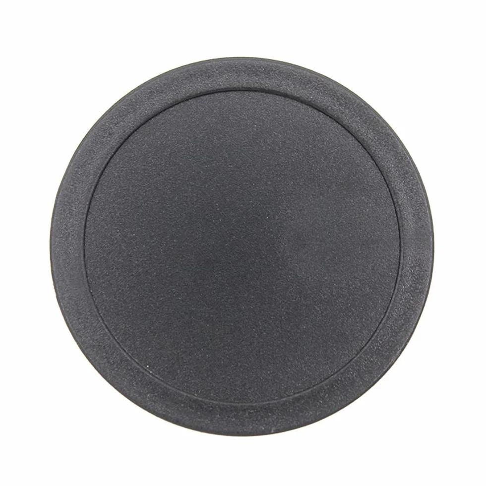 Set da 4 Pezzi per Hockey da Tavolo 76 mm 4 cursori per Air Hockey con 4 Flanella 8 Dischi - Nero